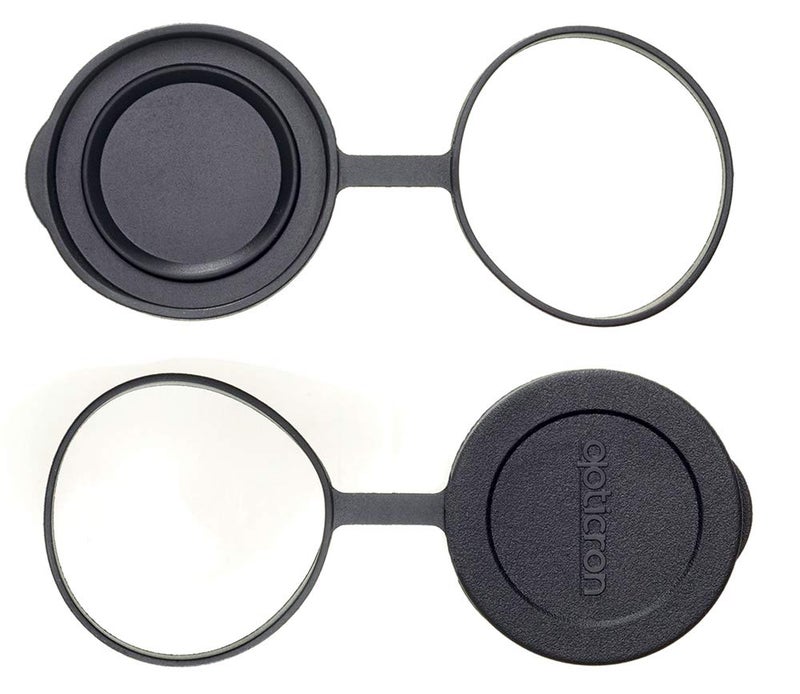 Opticron Rubber Objective Lens Covers 25mm OG S Pair fits Models with Outer Diameter 32mm, Black, 31041 - Image 1